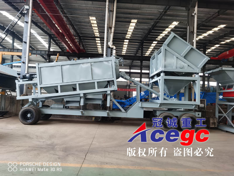 金矿选矿洗选筛洗一体机